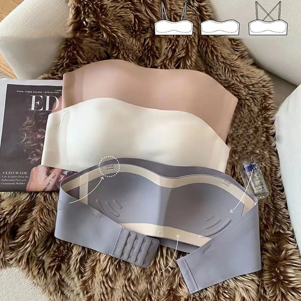 Aureon Seamless Strapless Bandeau Bra