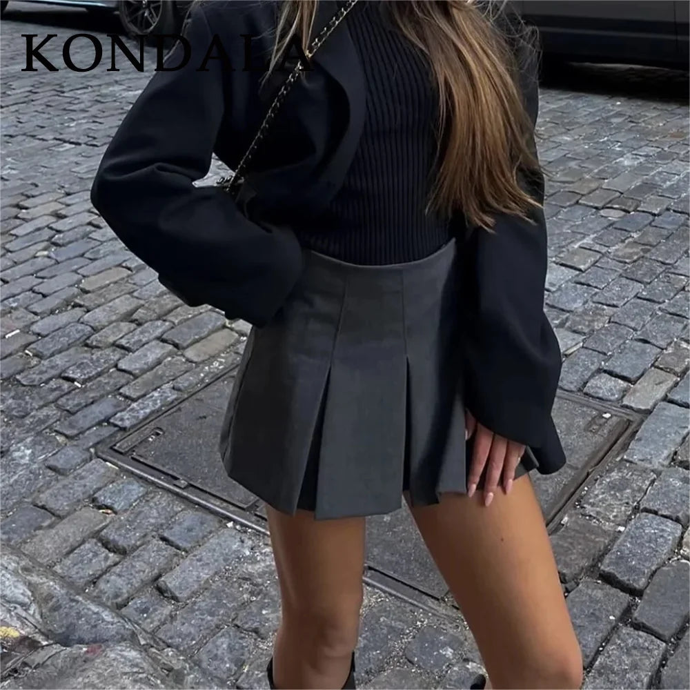Aureon Pleated Mini Skirt