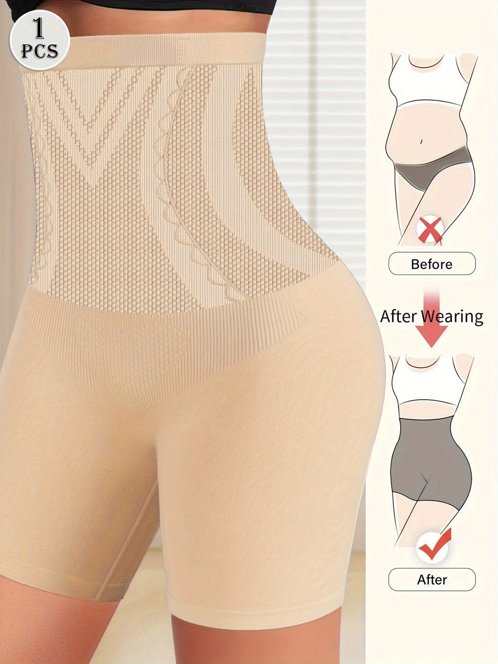 Aureon High-Waist Shaping Shorts