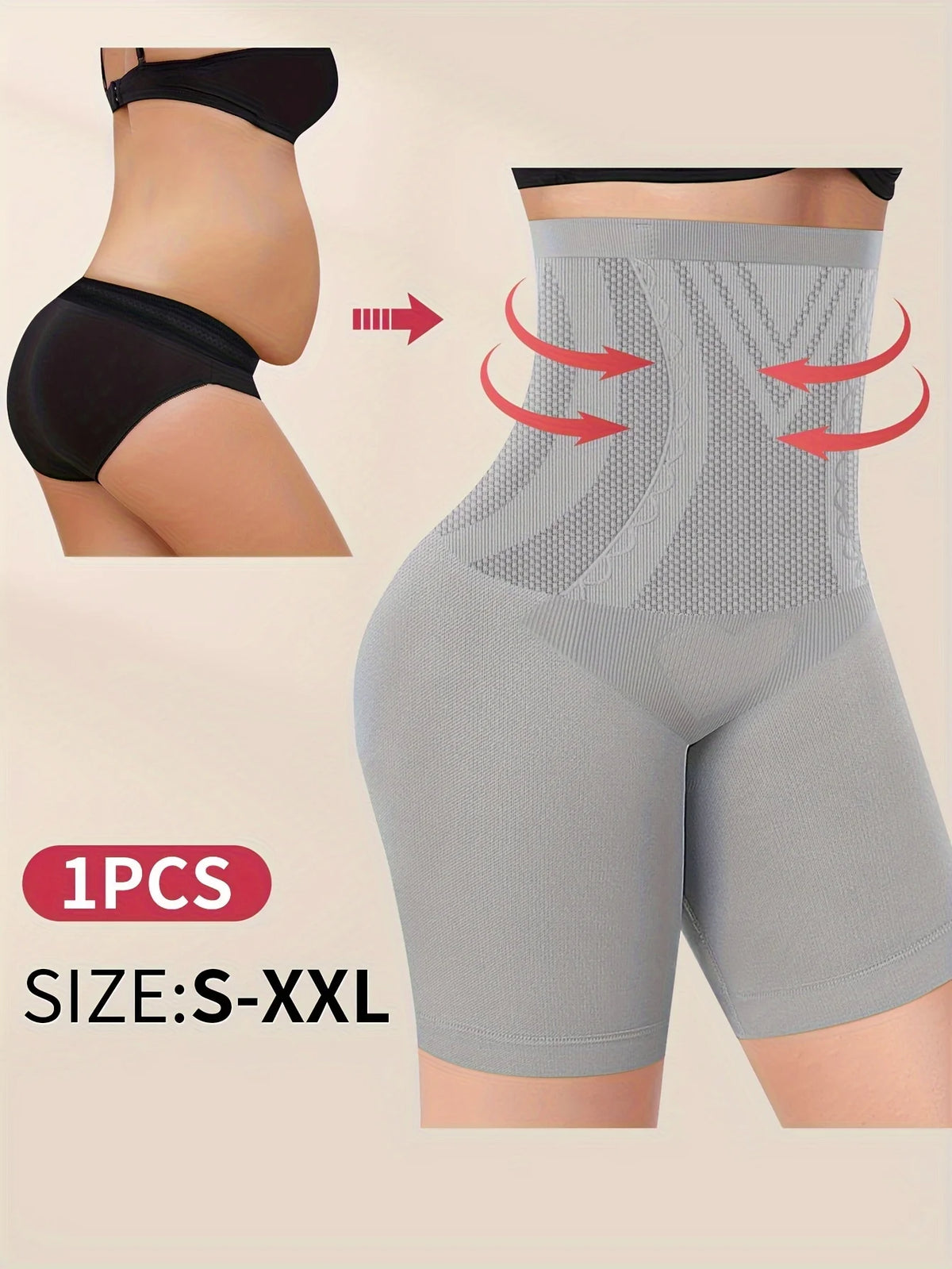 Aureon High-Waist Shaping Shorts