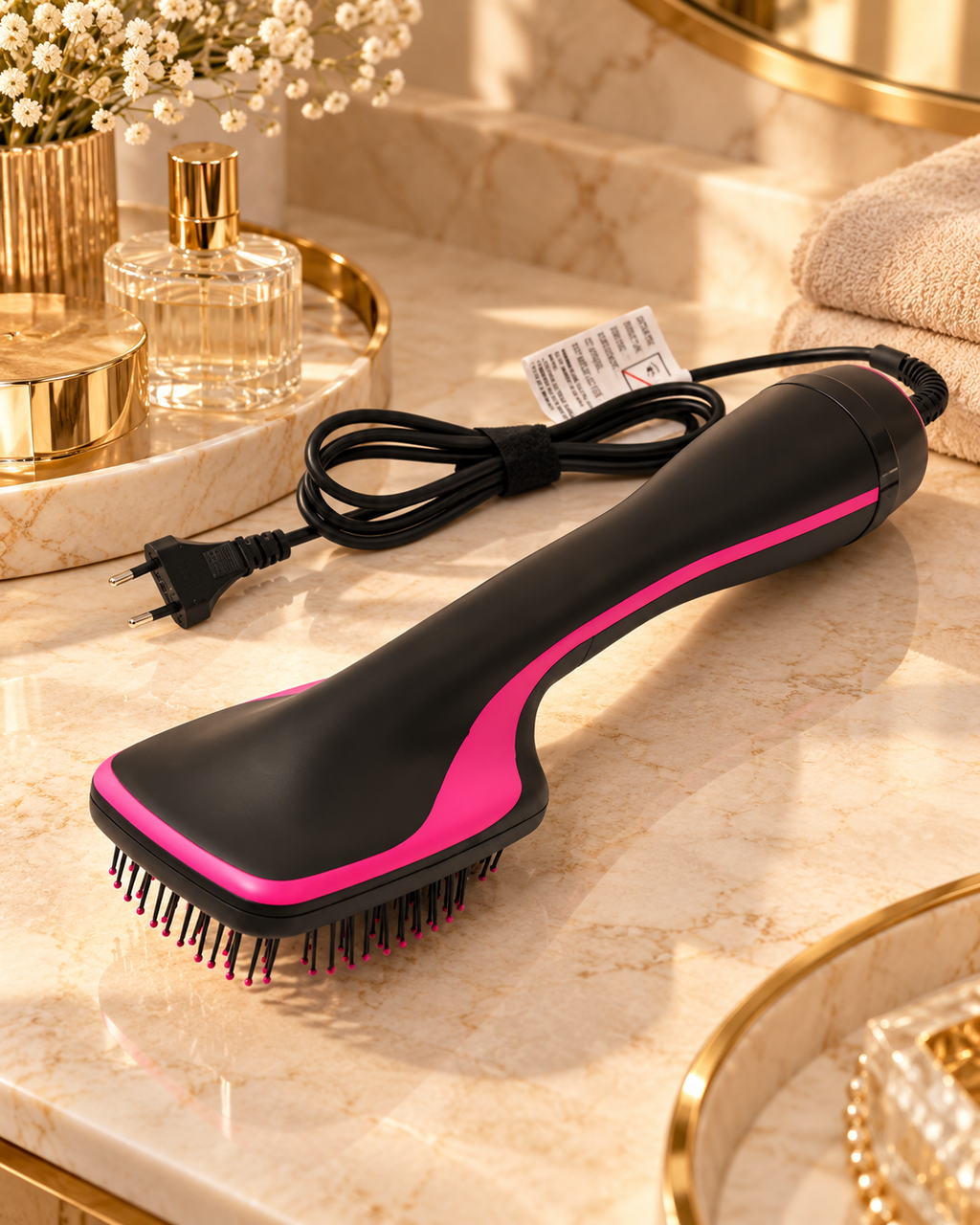 Aureon Hot Air Styling Brush — luxury product display