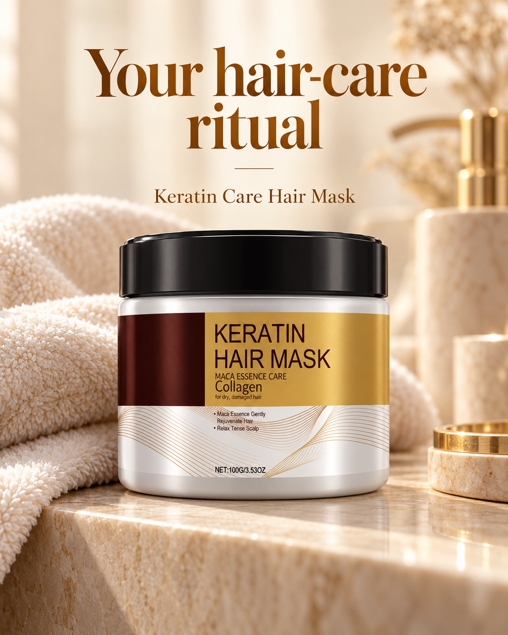 Aureon Keratin Care Hair Mask — design features