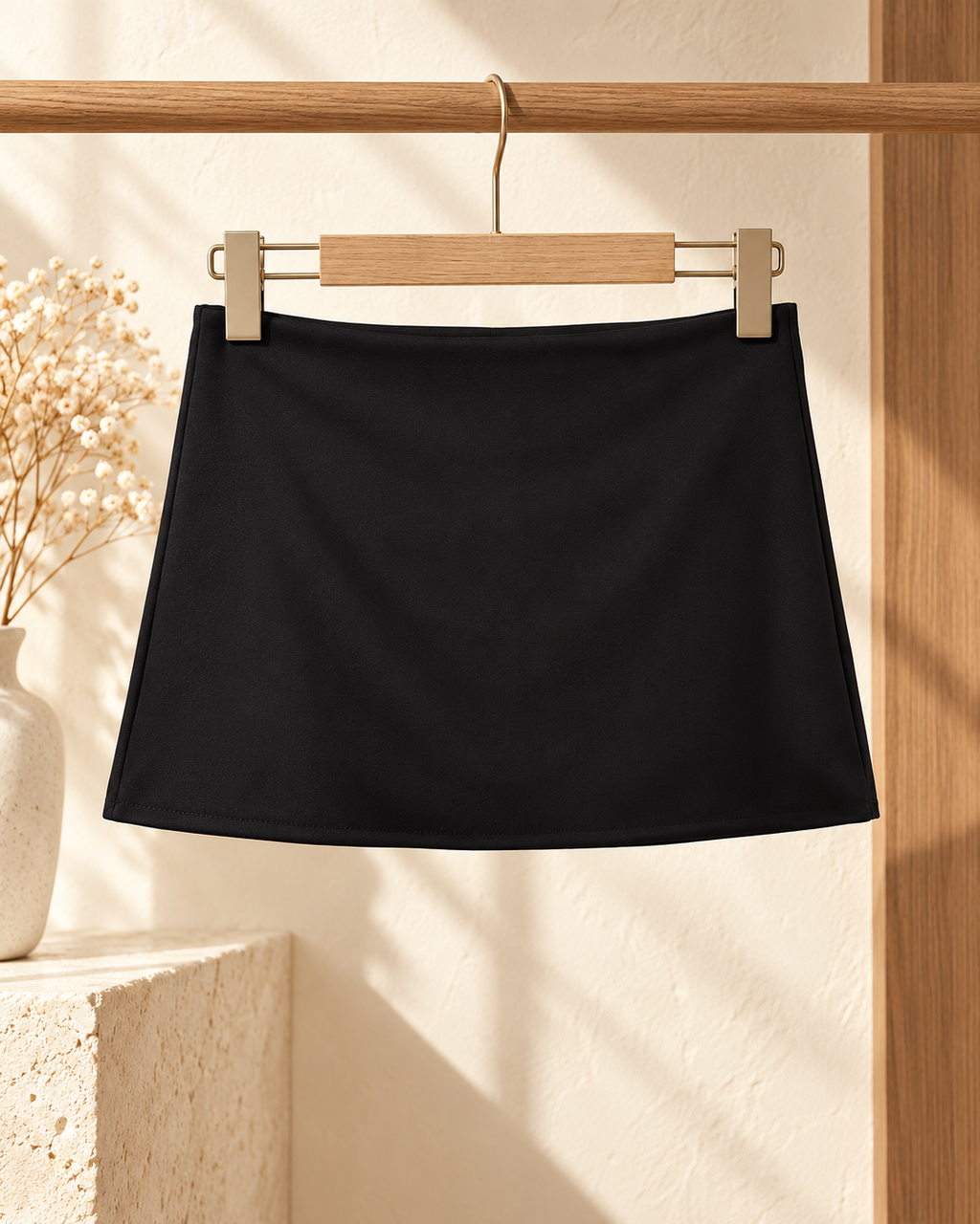 Aureon Low-Rise Mini Skort — luxury product display