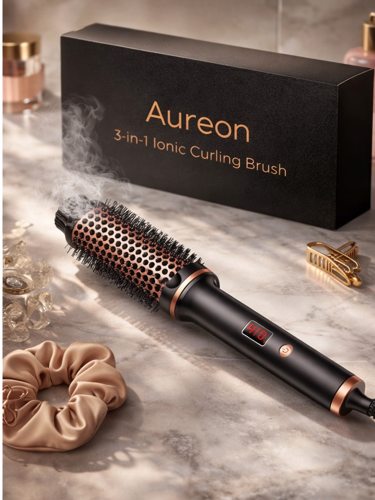 Aureon 3-in-1 Ionic Hair Curling and Straightening Wand
