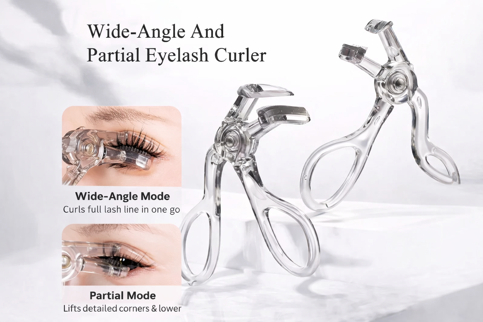 Aureon Eyelash Curler – Wide & Partial Clip