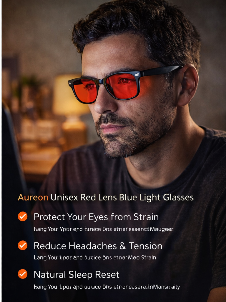 Aureon Unisex Anti Blue Light Glasses